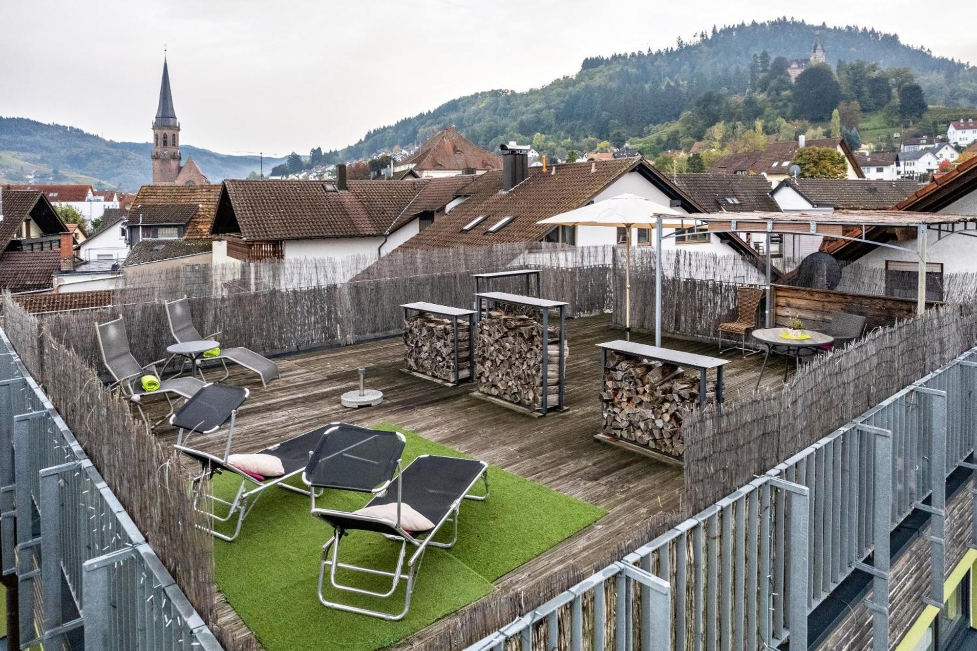 Appartamento Azuria Schwarzwald Loft Kappelrodeck Esterno foto